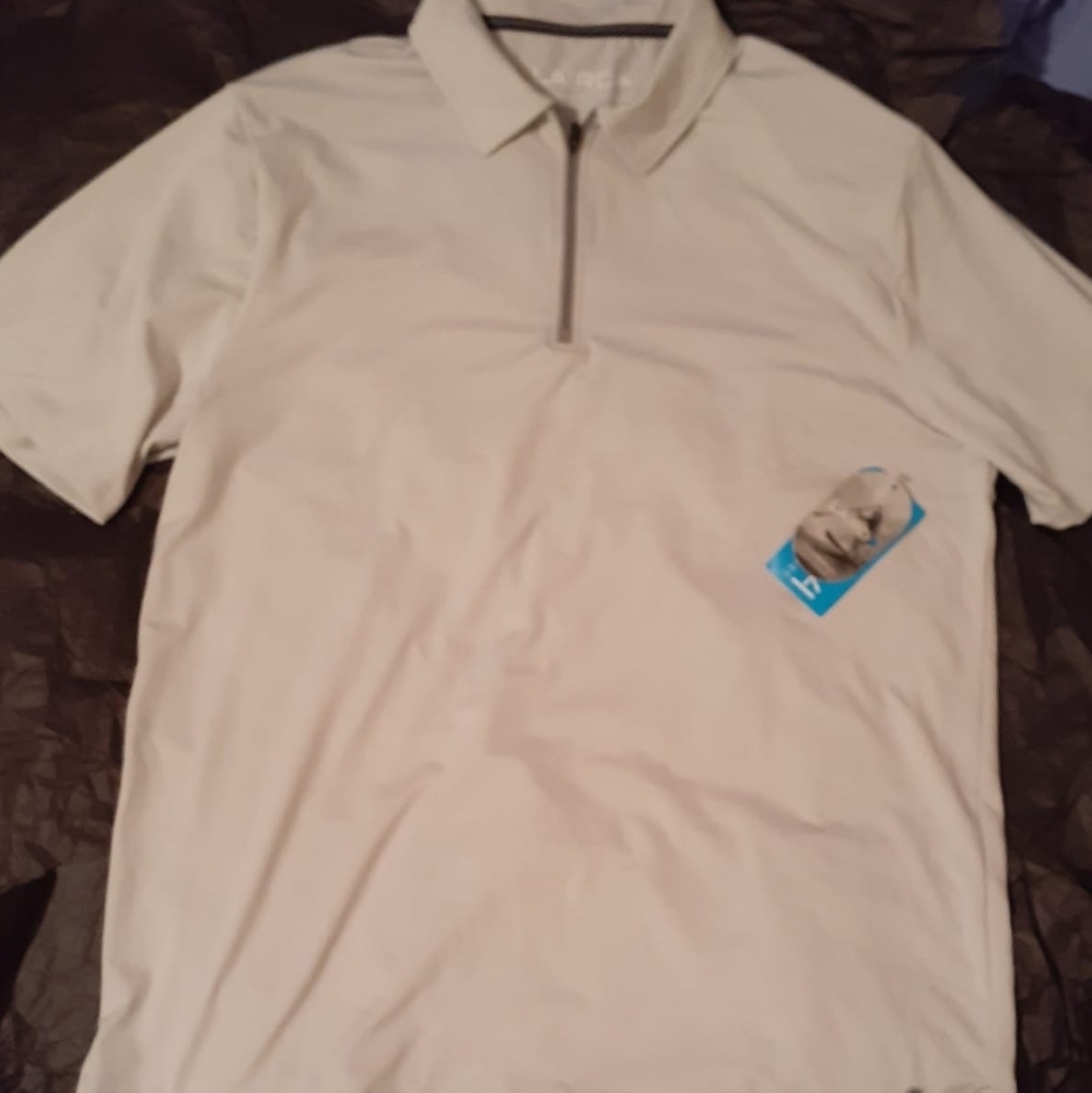 Men's Gray Polo Casual Shirt 2x